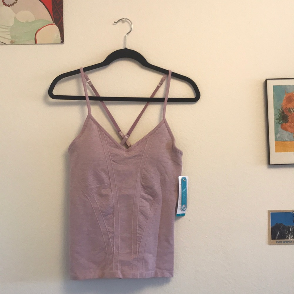 Lavender seamless crossback cami!